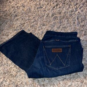 Wrangler pull on xl tall Indigo Denim Jeans